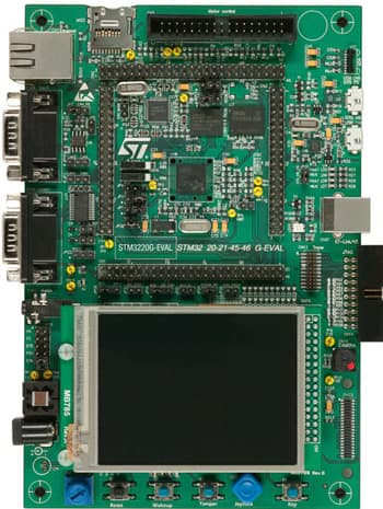 Image of STMicroelectronics STM32 evaluation board