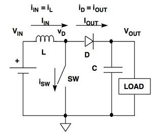 Image of Analog Devices boost-switching regulator circuit
