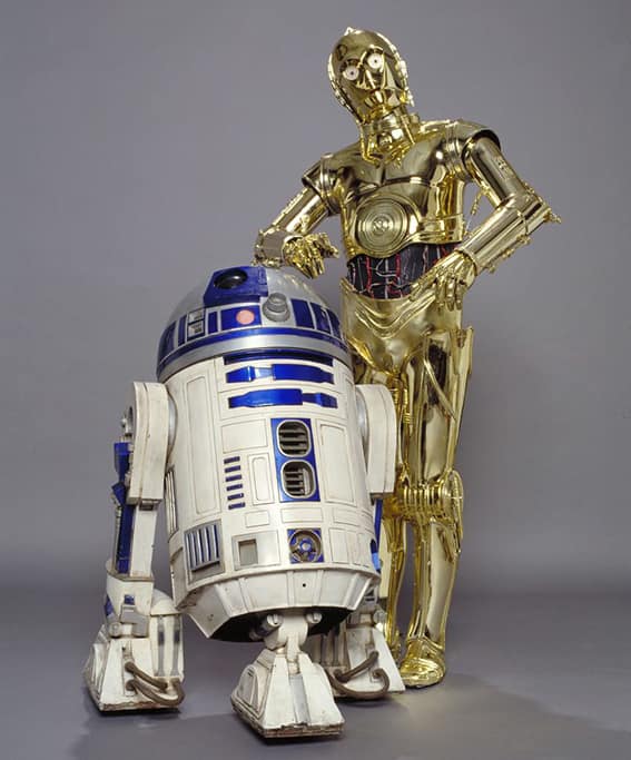 Image of Star Wars droids R2-D2 and C-3PO