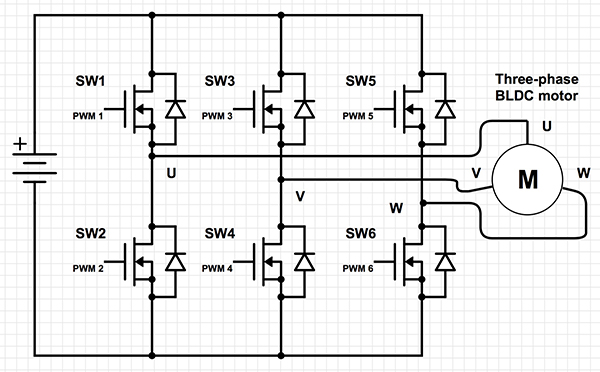 Diagram of Scheme-It three-phase BLDC motor