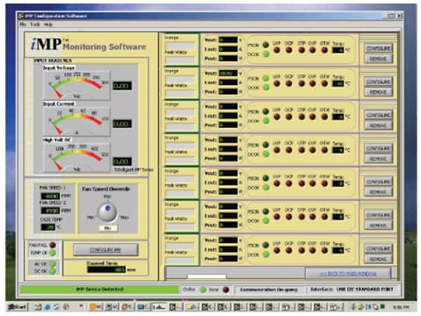 iMP 系列可编程电源中的 Artesyn 软件图片