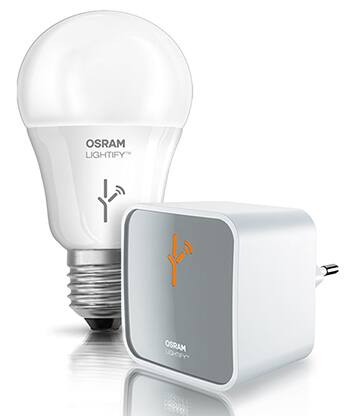 OSRAM LIGHTIFY is controlled via a gateway which connects to the home’s Wi-Fi router. 
