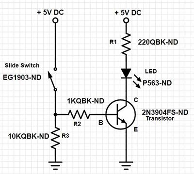 Image of Scheme-it 2N3904 circuit example