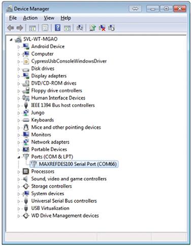 Image of device manager window after driver installation is complete