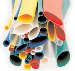 Image of heat shrink tubing with various supplied inner diameters