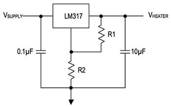 Texas Instruments 的 LM317 传统线性稳压器的图片