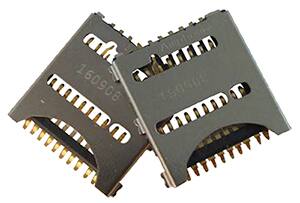 Amphenol 10101704J6＃2A UFS 和 microSDHC 卡连接器/插座的图片