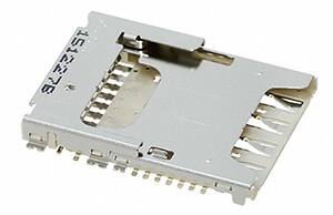Molex 1041681620 组合 SIM 卡和 microSDHC 卡插座的图片