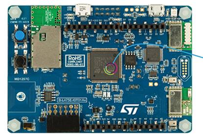 STMicroelectronics 的 STM32L4 物联网探索套件图片