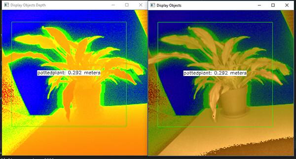 Analog Devices 的 3D ToF SDK 发行版中的 DNN 示例应用程序图片