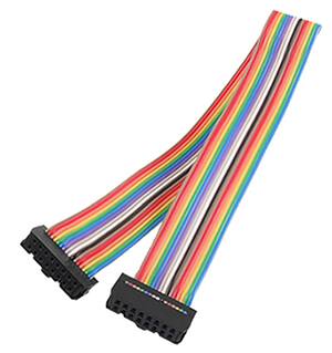 IDC 电缆组件使用大规模端接的压接式公头和母头配接连接器图片