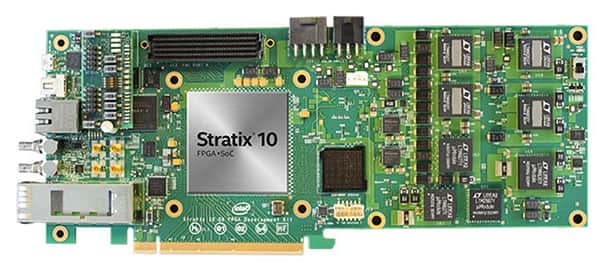Intel 的 DK-DEV-1SGX-L-A Stratix 10 GX FPGA 评估板图片