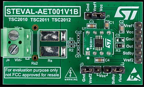 使用集成双向电流检测放大器实现有效的电流监控,STMicroelectronics 的 STEVAL-AETKT1V2 评估板的图片,第7张