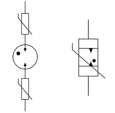 IsoMOV 原理图符号显示它是 GDT 和 MOV 的合并图形。