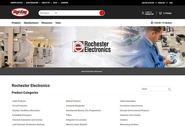 Rochester Electronics 供应商营销中心图片
