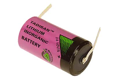 Tadiran 的 LiSOCl2 电池（如 TL-5920/T）图片