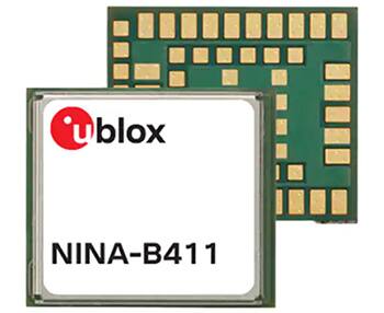u-blox NINA-B41x 系列模块支持紧凑型 RTLS 解决方案的图