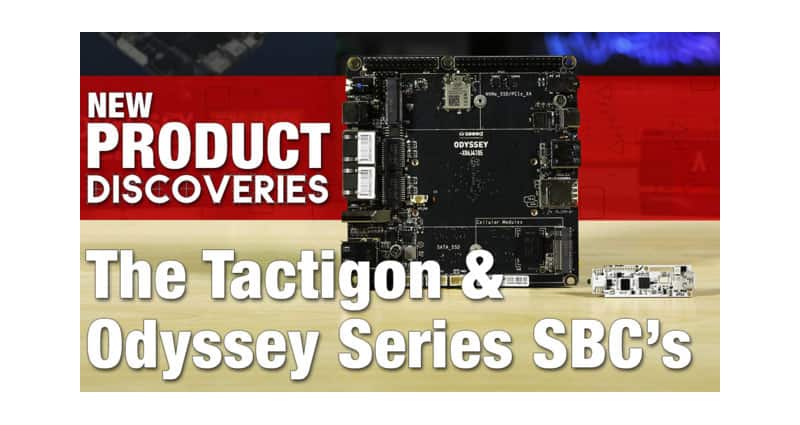 Image of New Product Discoveries - Tactigon ONE and Seeed Odyssey