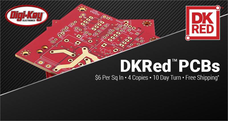 Image of DKRed - An Inexpensive, Quality Extension of Digi-Key's PCB Builder
