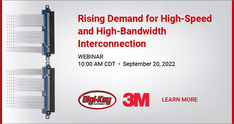 Image of Webinar - Rising Demand for High-Speed and High-Bandwidth Interconnection