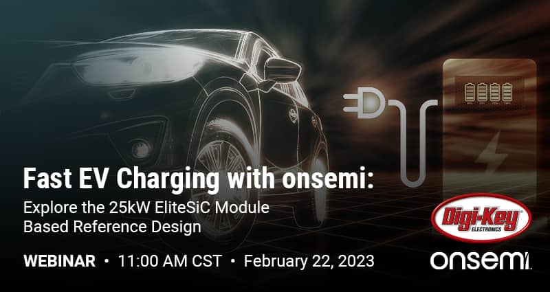 Image of Webinar - Fast EV Charging with onsemi