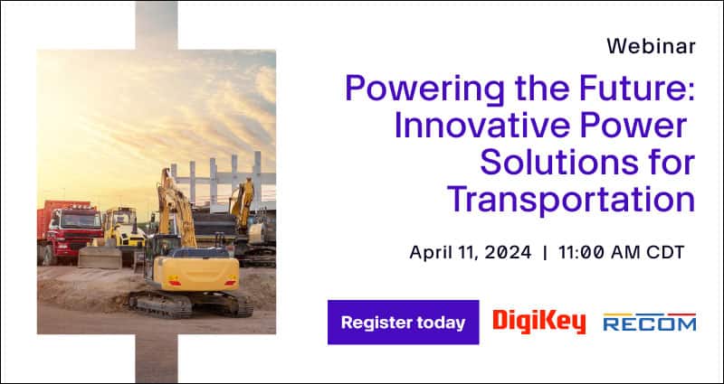 Image of Webinar – Powering the Future: Innovative Power Solutions for Transportation