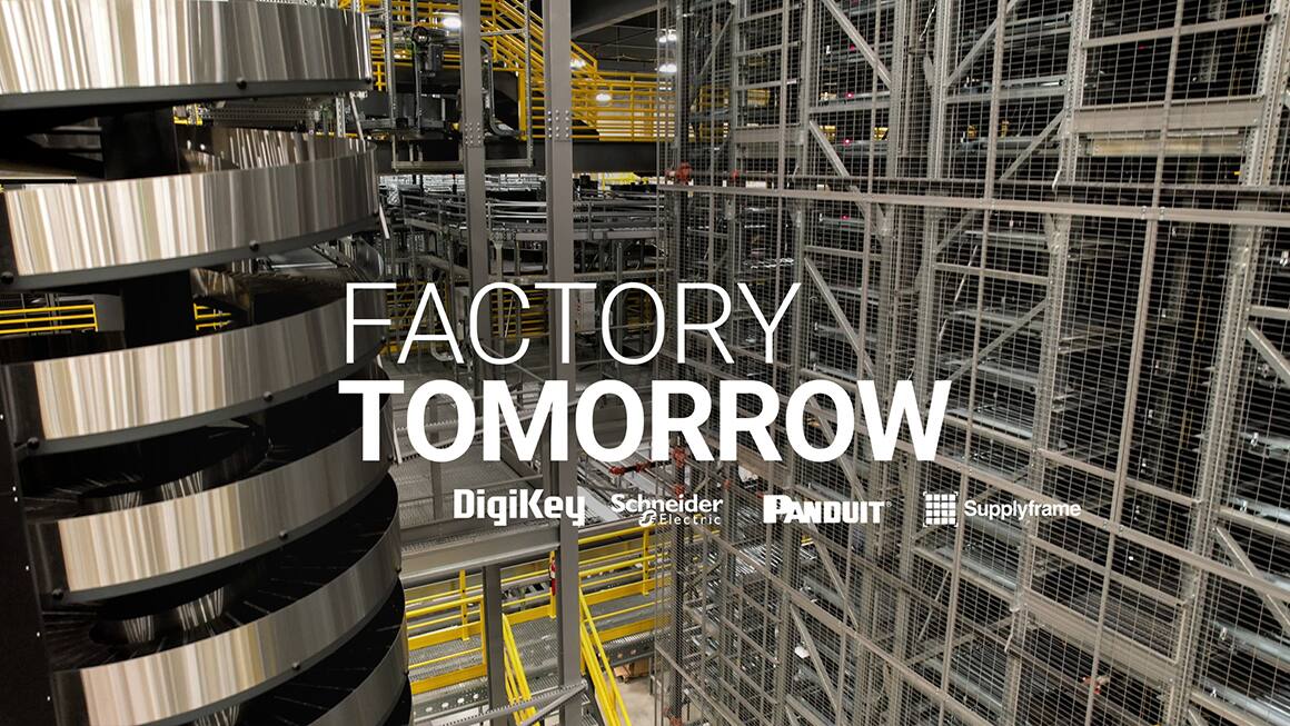 Factory Tomorrow with view of conveyors and machinery