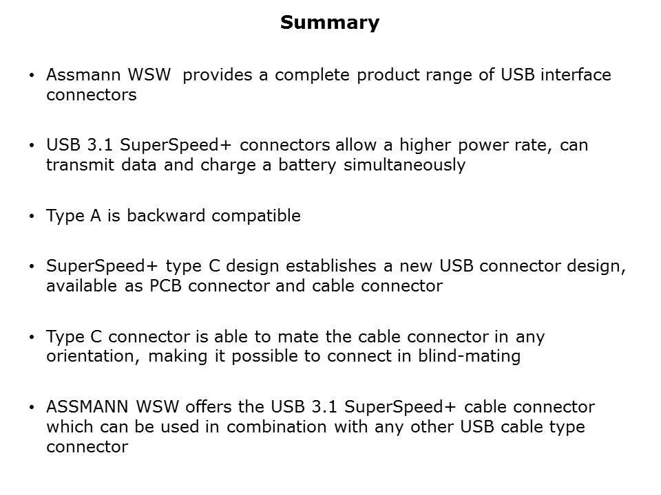 USB 3.1 Type A and C Slide 9