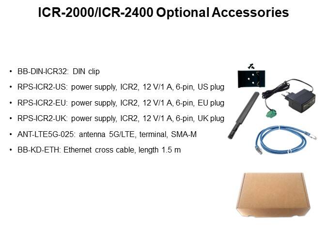 ICR-2000/ICR-2400 Optional Accessories