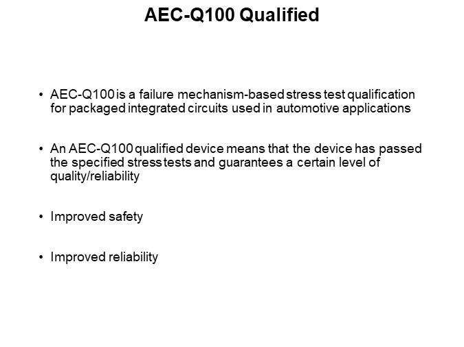 AEC-Q100 Qualified 