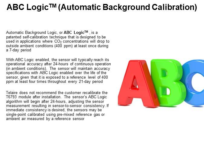 ABC Logic (Automatic Background Calibration)