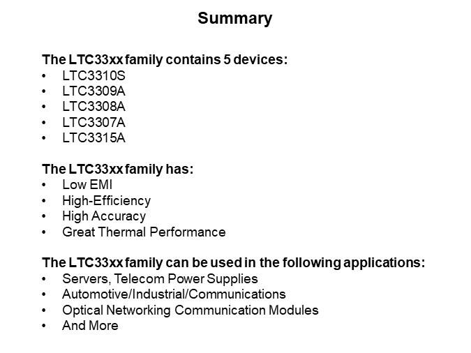 Image of Analog Devices Intro to the LTC33xx Family-Slide8