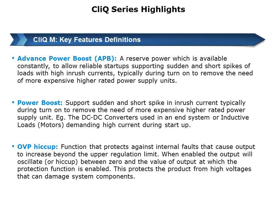 CliQ Series DIN Rail Power Supplies Slide 14