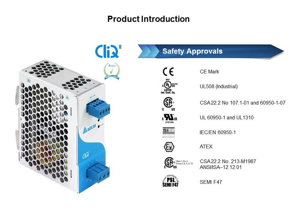 CliQ and CliQ II Series: DIN Rail Power Supplies Slide 2
