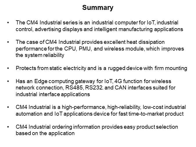 Image of EDATEC CM4 Industrial - Summary