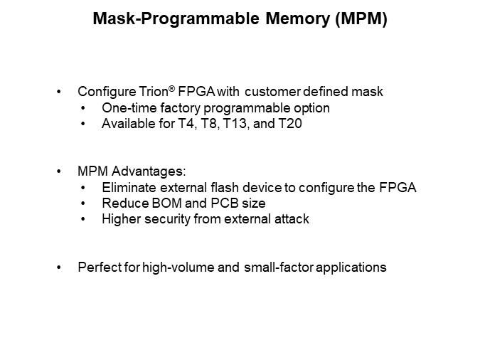 Image of Efinix Trion® FPGA and How They Work - Slide18