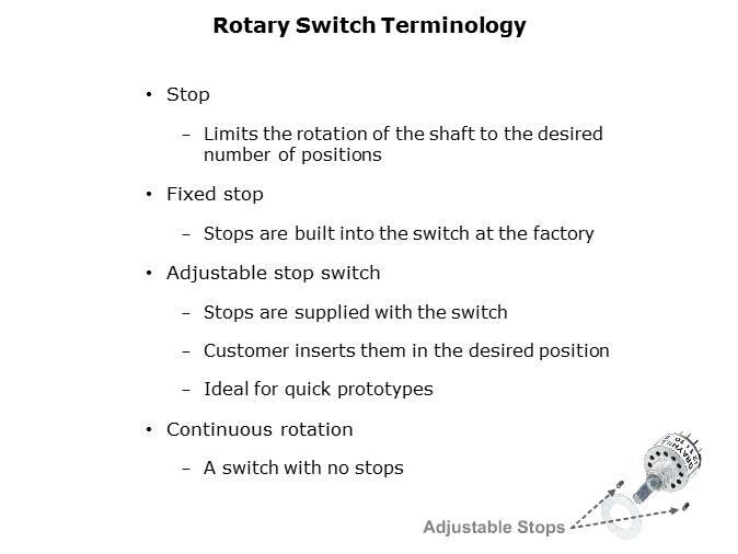 Rotary Switches and Mechanical Encoders Slide 9