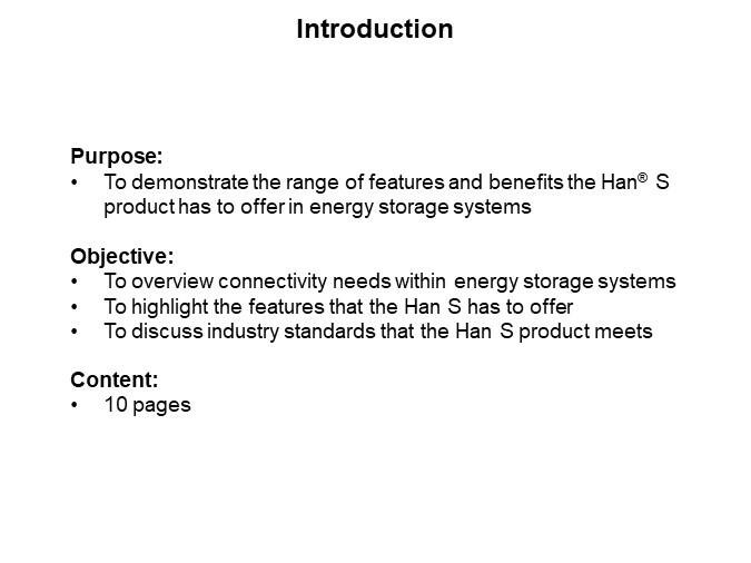 Image of HARTING Han® S Energy Storage System - Introduction