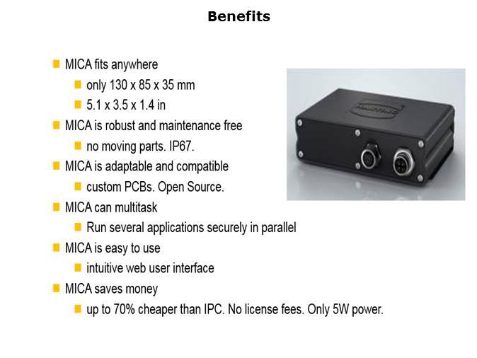 Modular Industry Computing Architecture MICA Slide 3