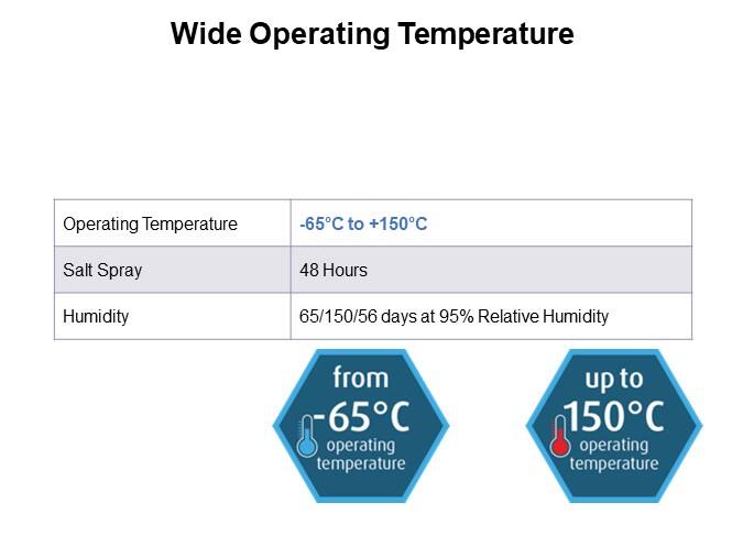 Wide Operating Temperature