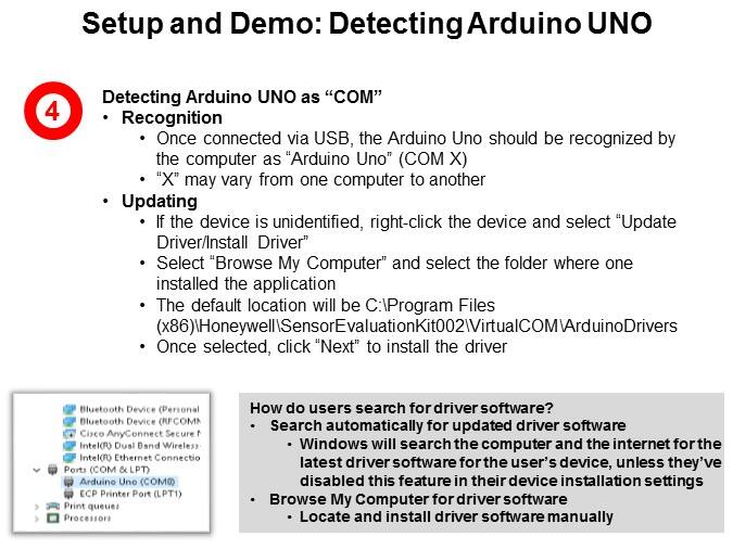 detecting arduino