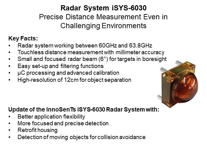 Image of InnoSenT iSYS-6030 Radar System for Distance Measurement - Radar System