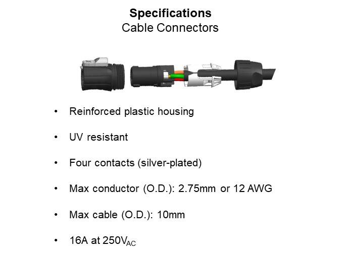 Image of Io Audio Technology Speakerlatch Connectors - Specifications Cable Connectors