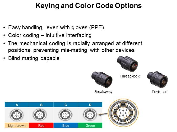 Keying and Color Code Options