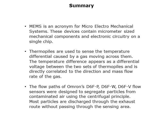 MEMS Flow Sensors Slide 39