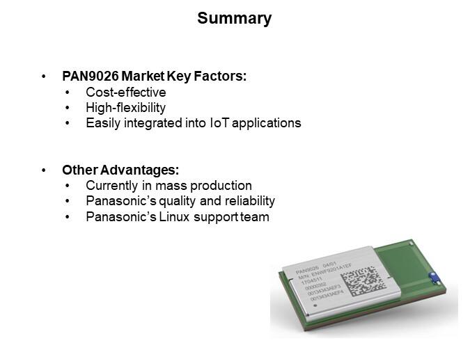 Image of Panasonic PAN9026 Wi-Fi Dual Band Module - Slide8