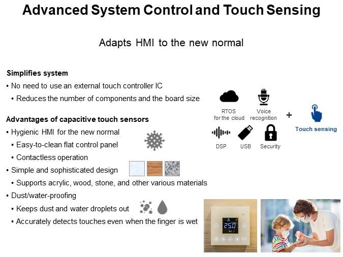 Advanced System Control and Touch Sensing