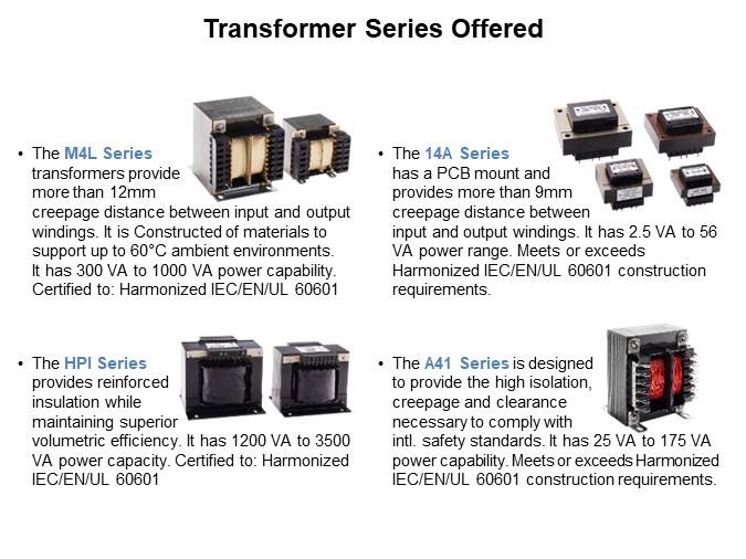 Image of Signal Transformers Medical Safety Transformers for Power Isolation - Safety Isolation