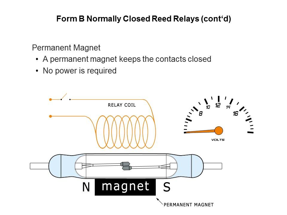 Latching Form B Reed Relays Overview Slide 8