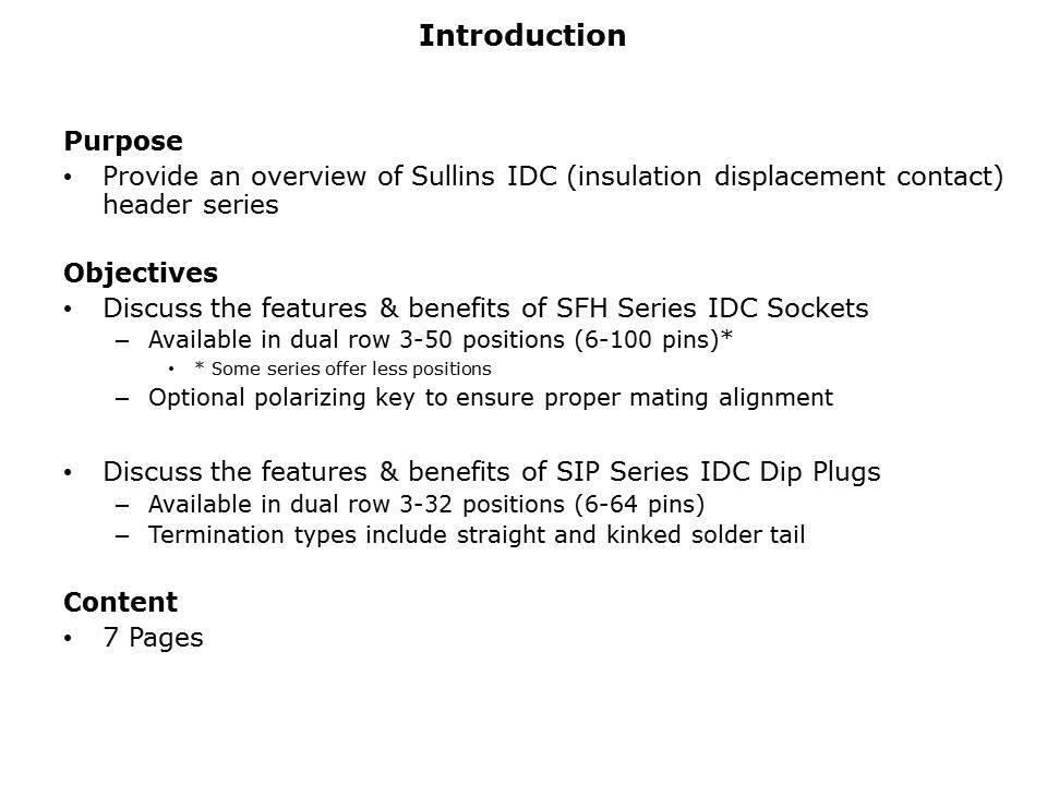 IDC Header Line Slide 1